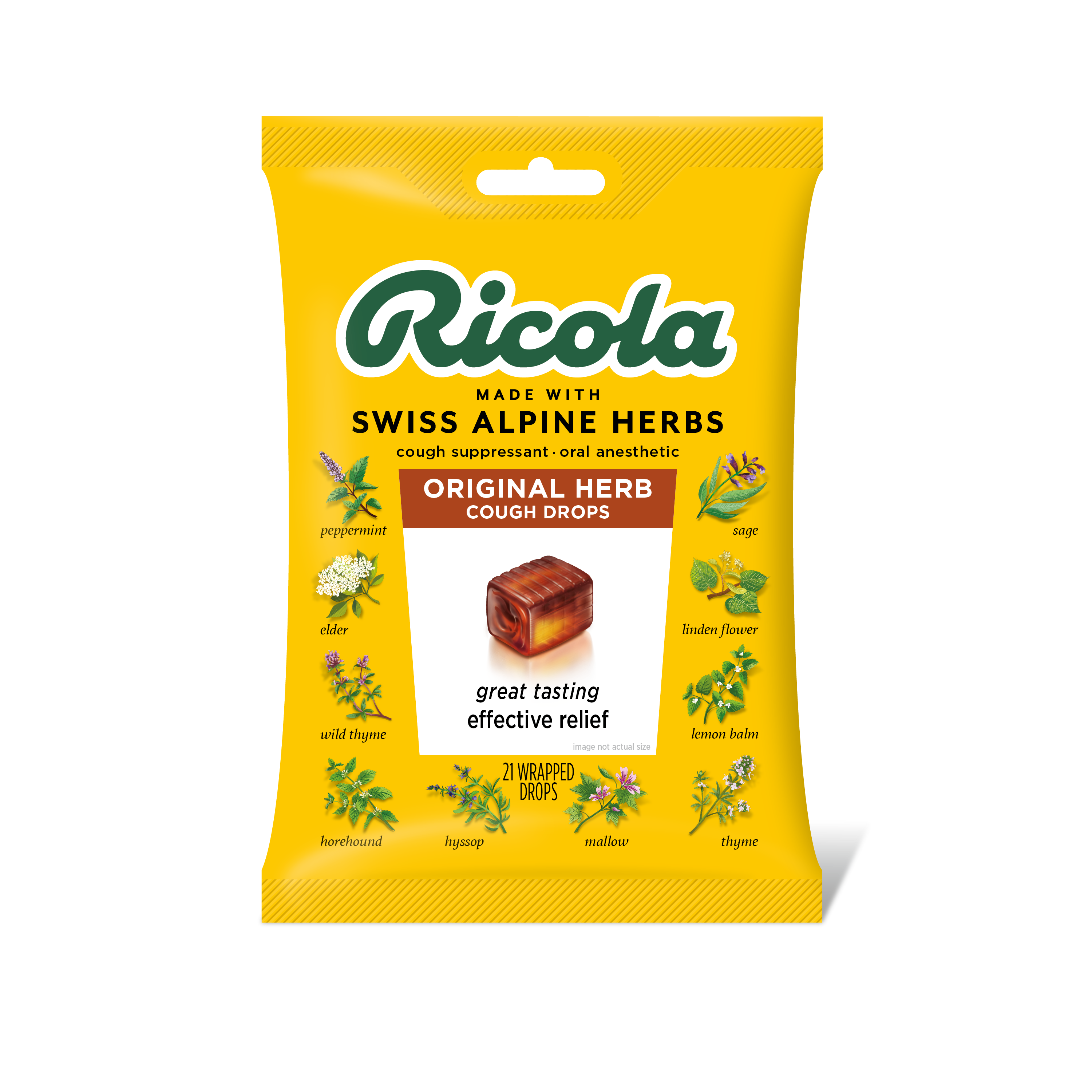 Product image of ricola original herb bag 21ct