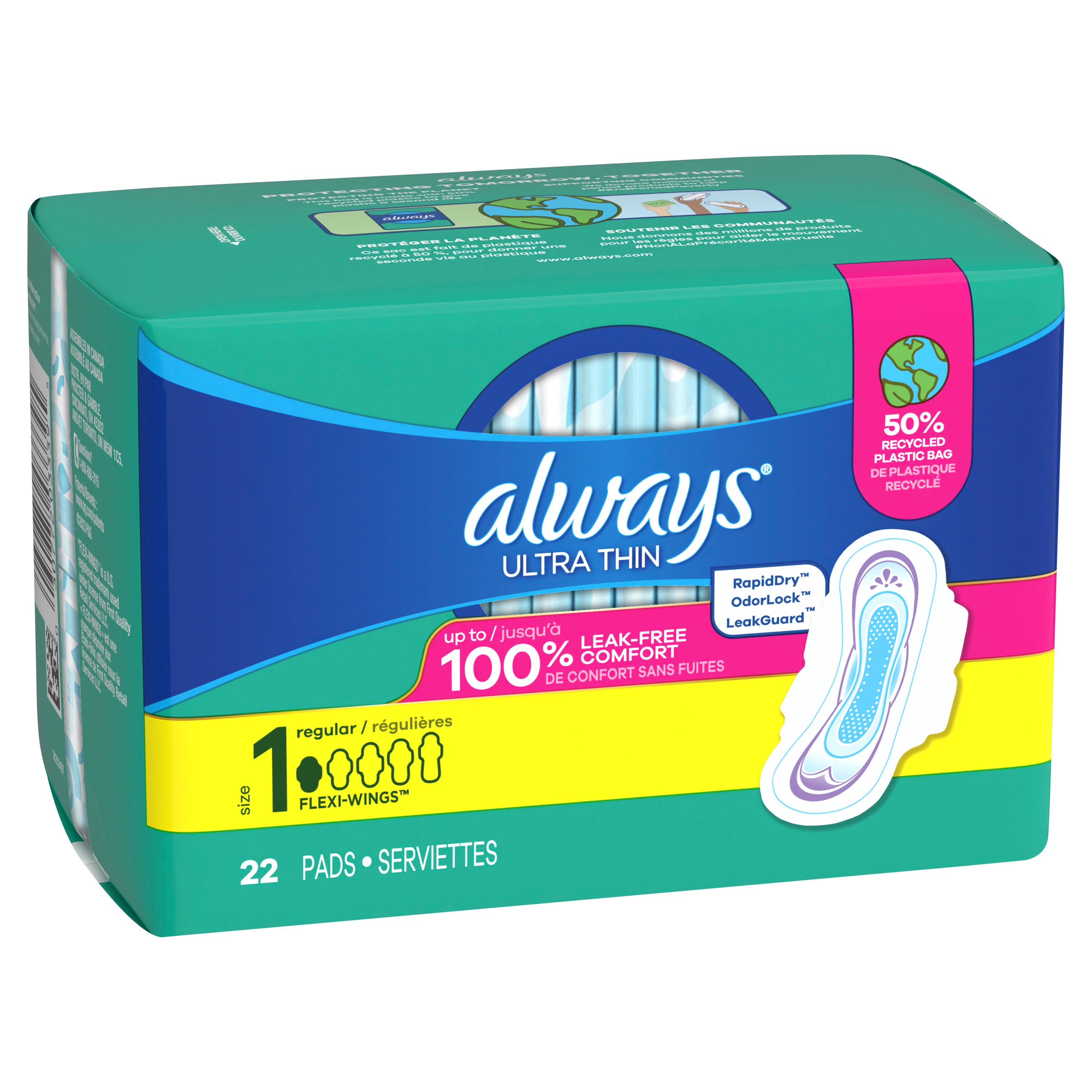 ALWAYS ULTRA THIN PADS 22CT