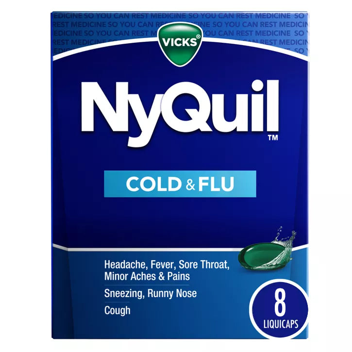 NYQUIL C&F 8 LIQUICAPS