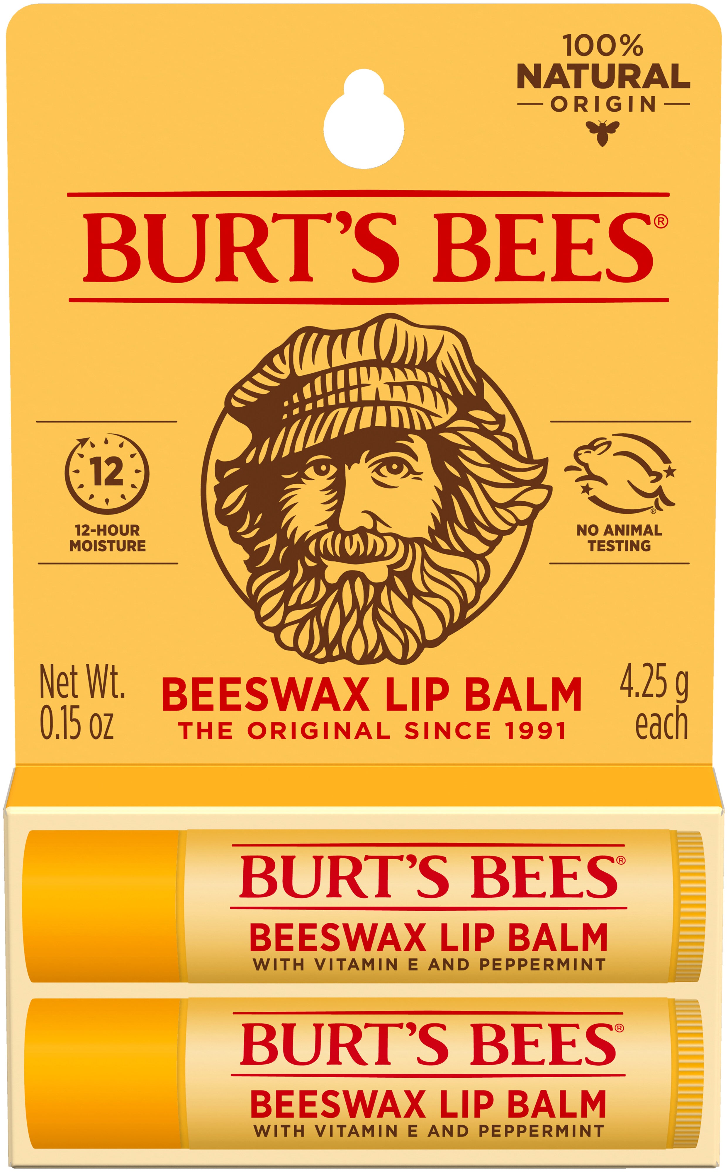 Product image of lip balm beeswx blister 2pk