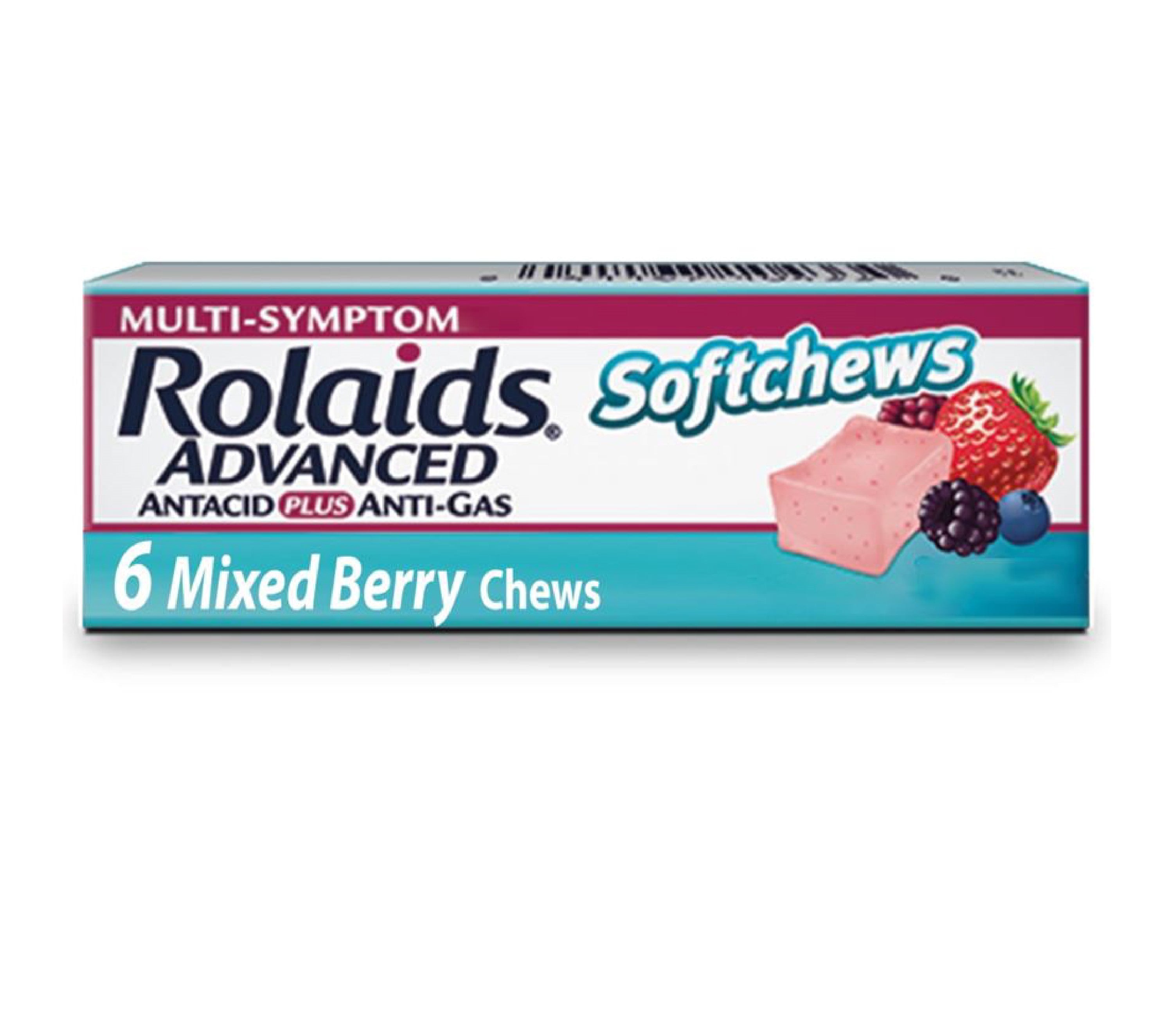 Product image of rolaids adv chew mxbry stk 6ct