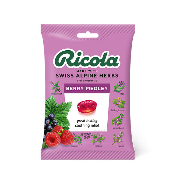 Product image of ricola berry medley bag 19ct