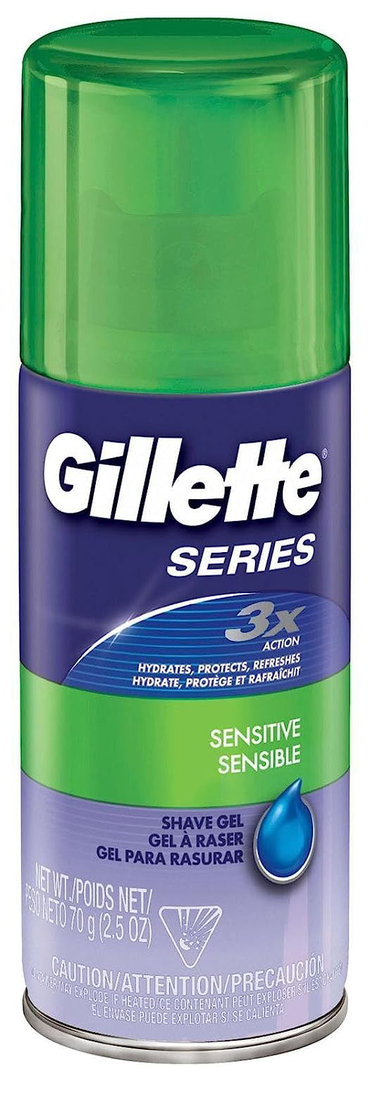 Product image of gillette srs shv gel 2.5oz blk