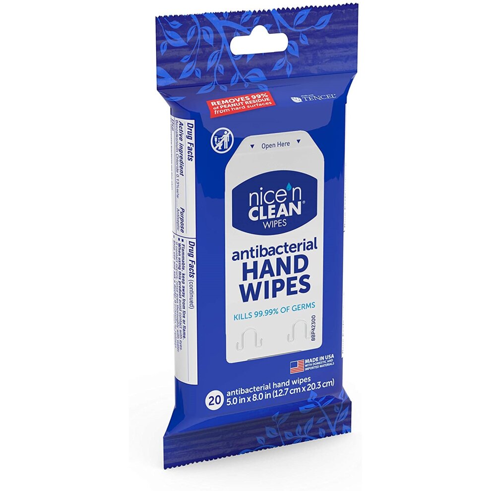 Product image of nnc antibacterial wipes 20ct