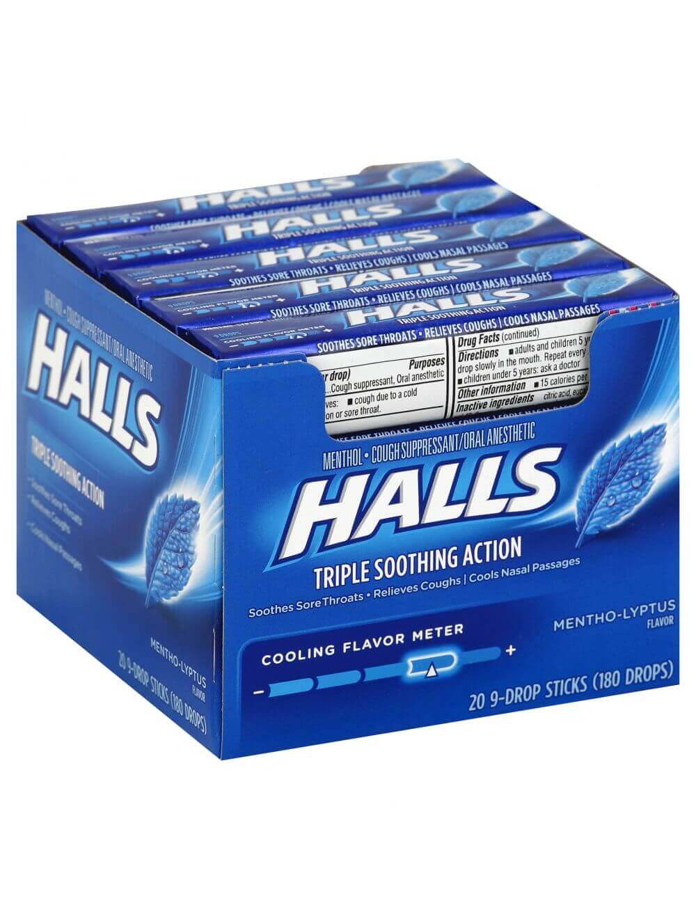 Product image of halls regular sticks 9's