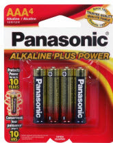 Product image of panasonic alkaline plus 4pkaaa