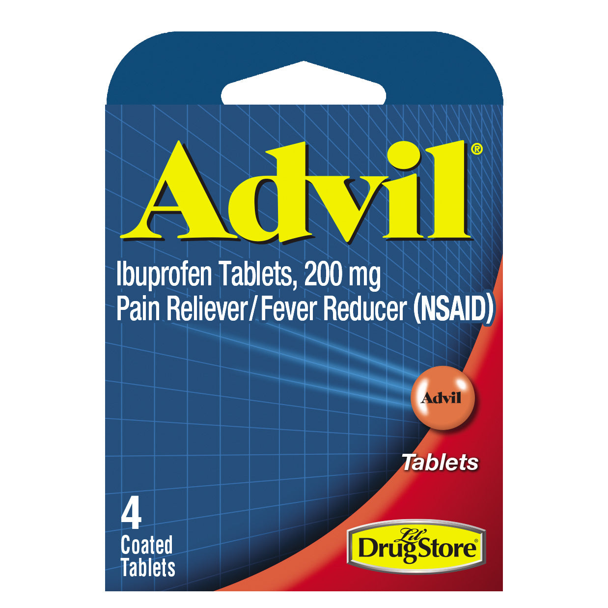 Product image of trial advil 4ct