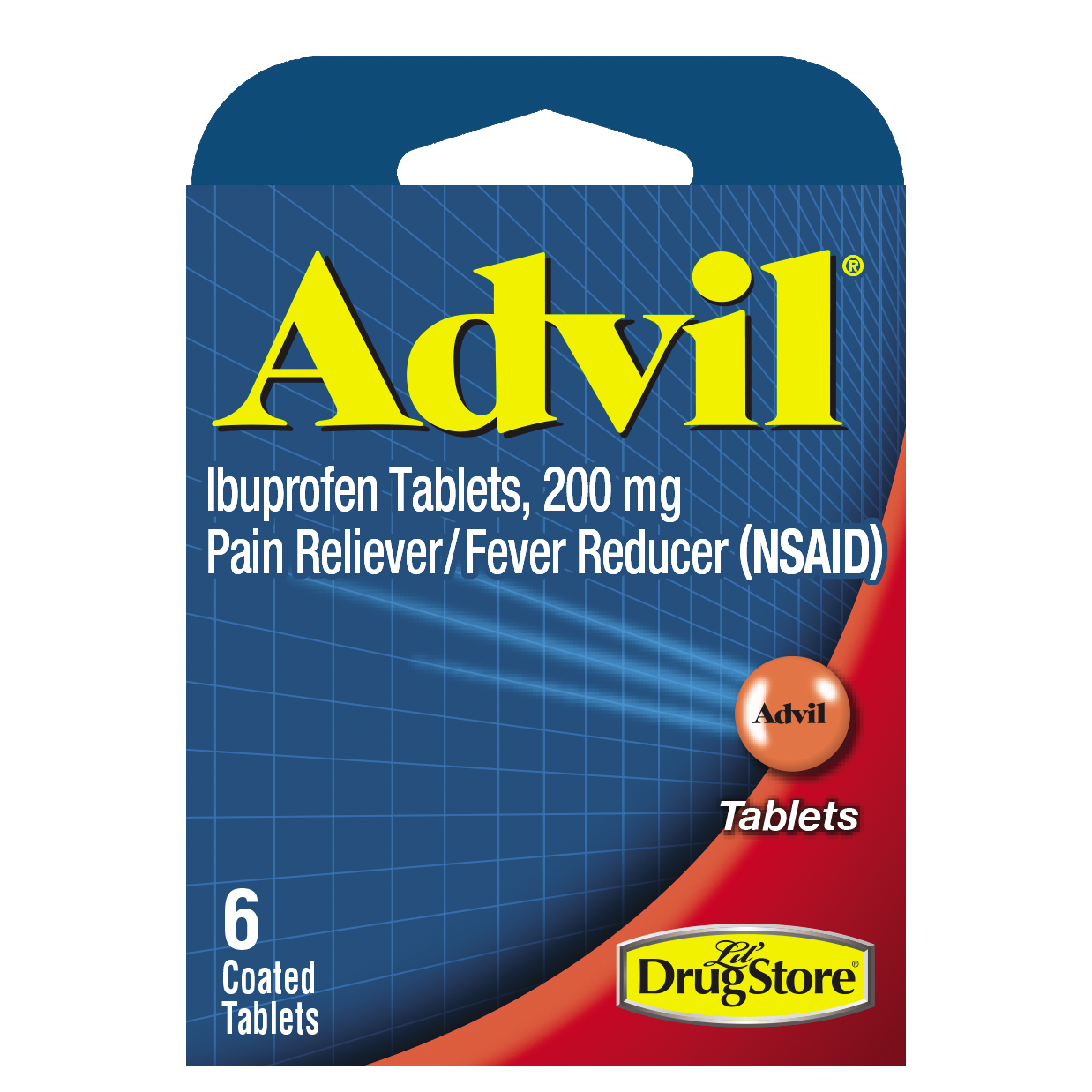 Product image of trial advil 6ct