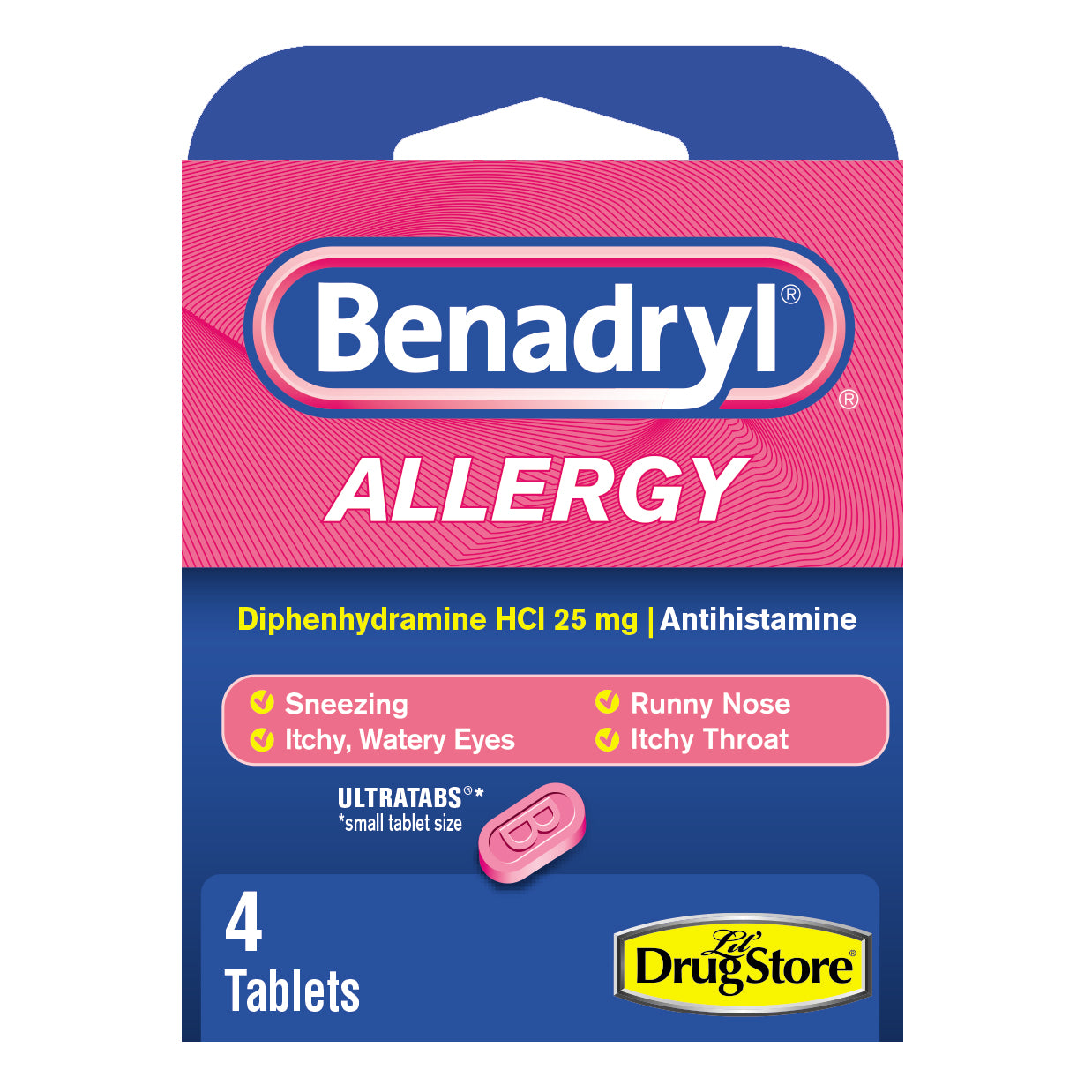 Product image of trial benadryl 4ct