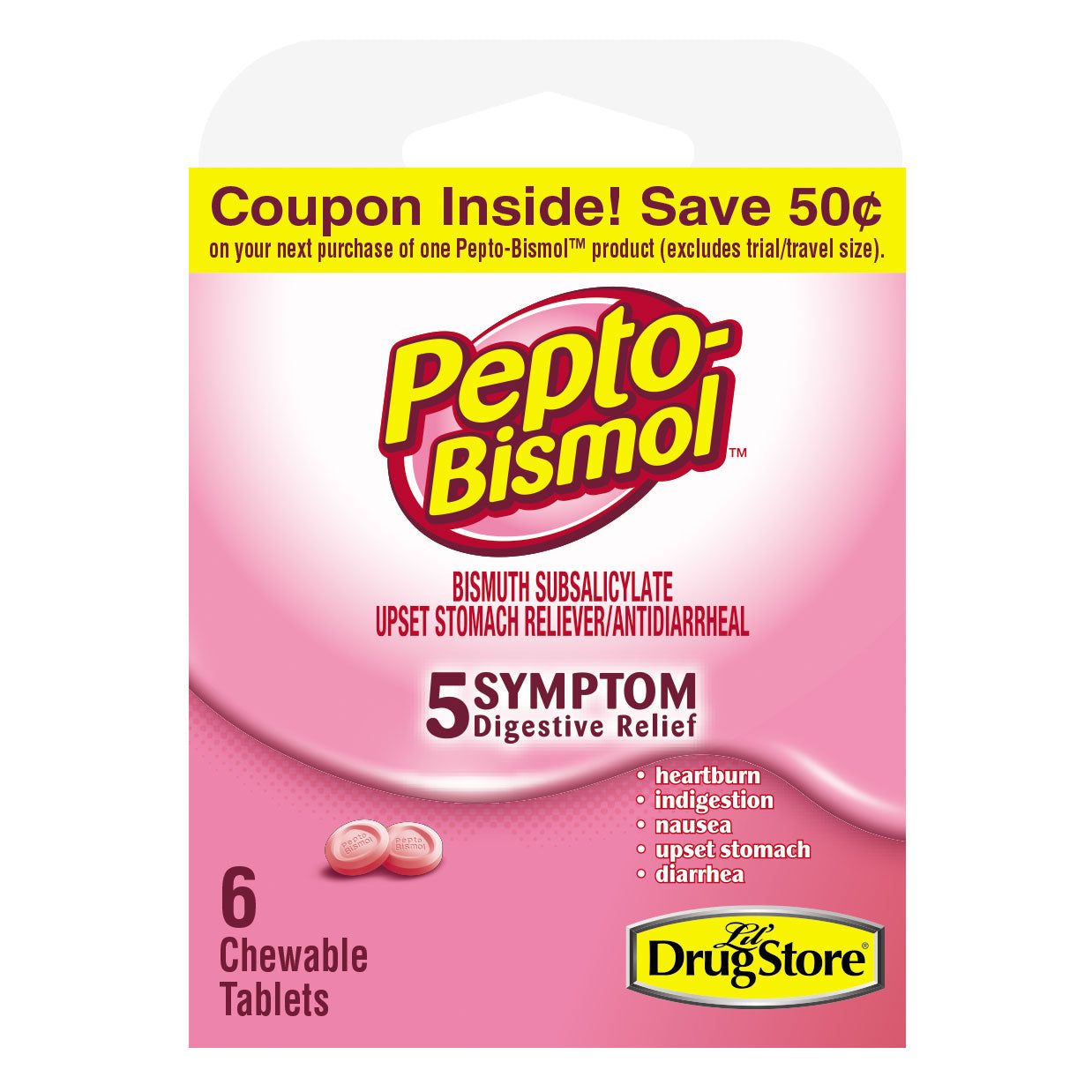 Product image of trial pepto-bismol 6ct