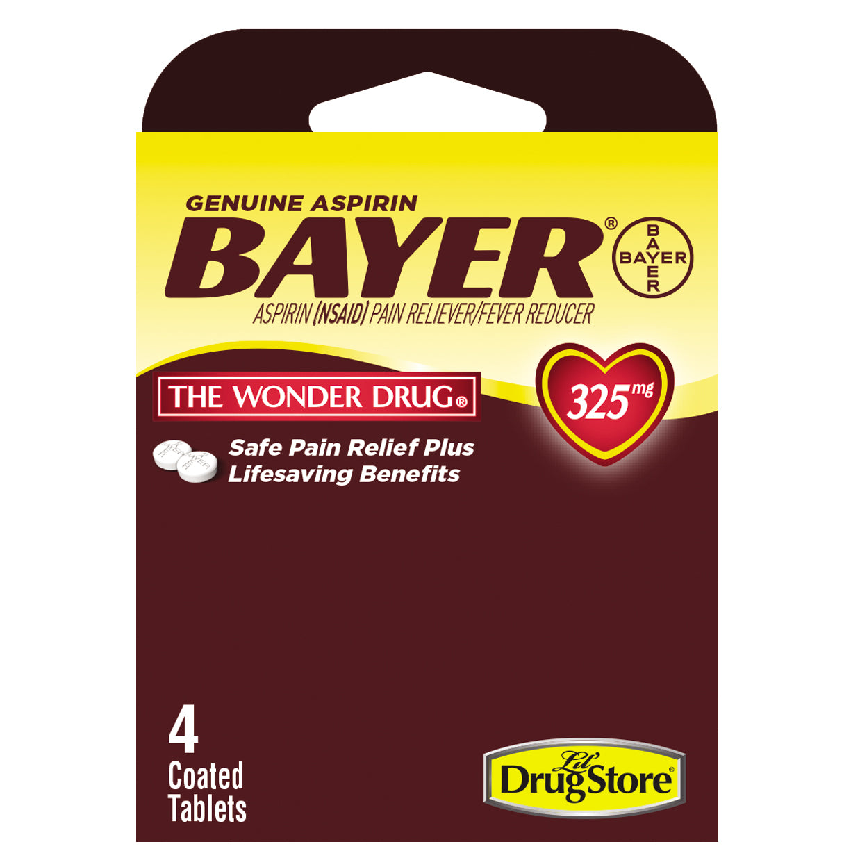 Product image of trial bayer aspirin 4ct