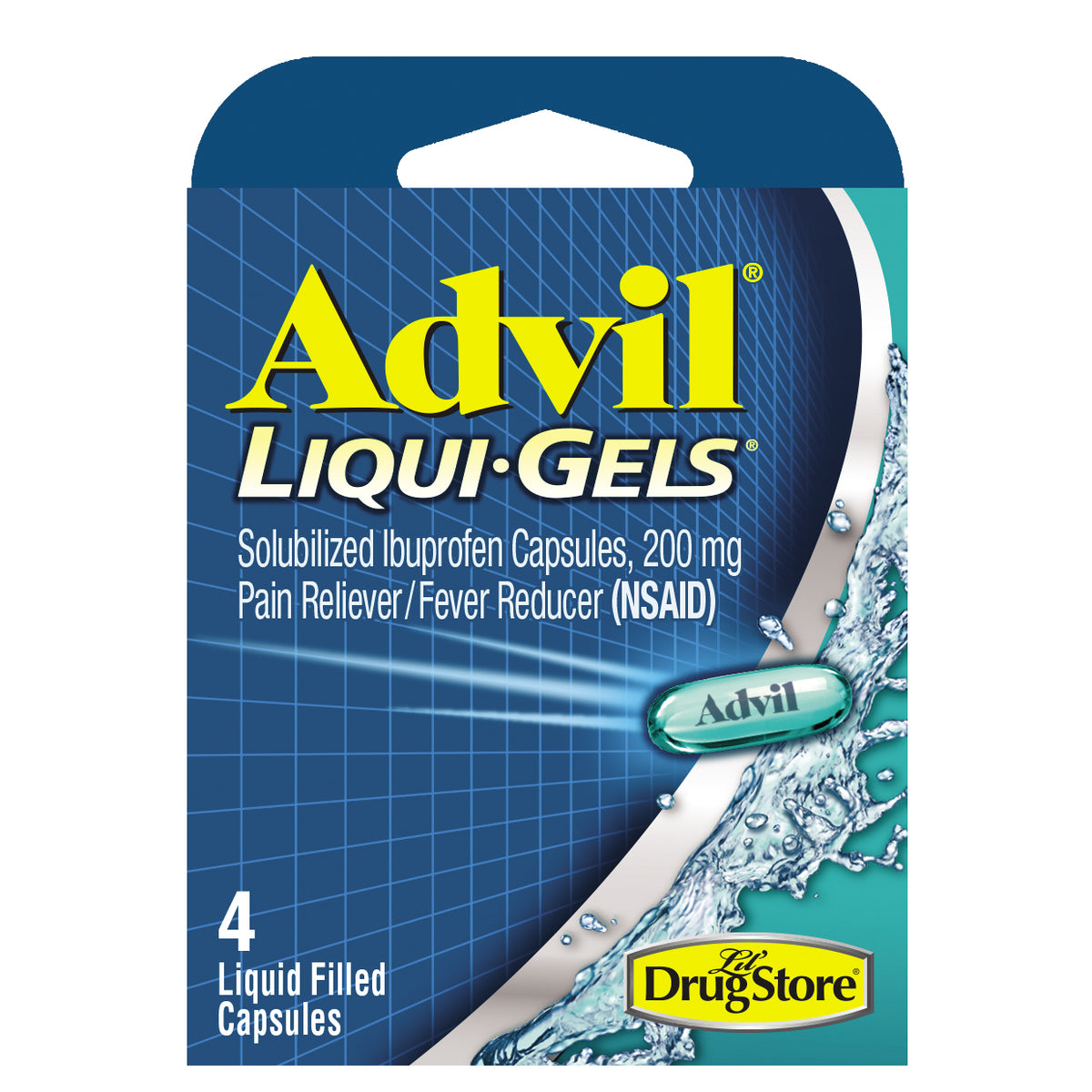 アリックス サプリ TRIAL ADVIL LIQUI-GELS 4CT