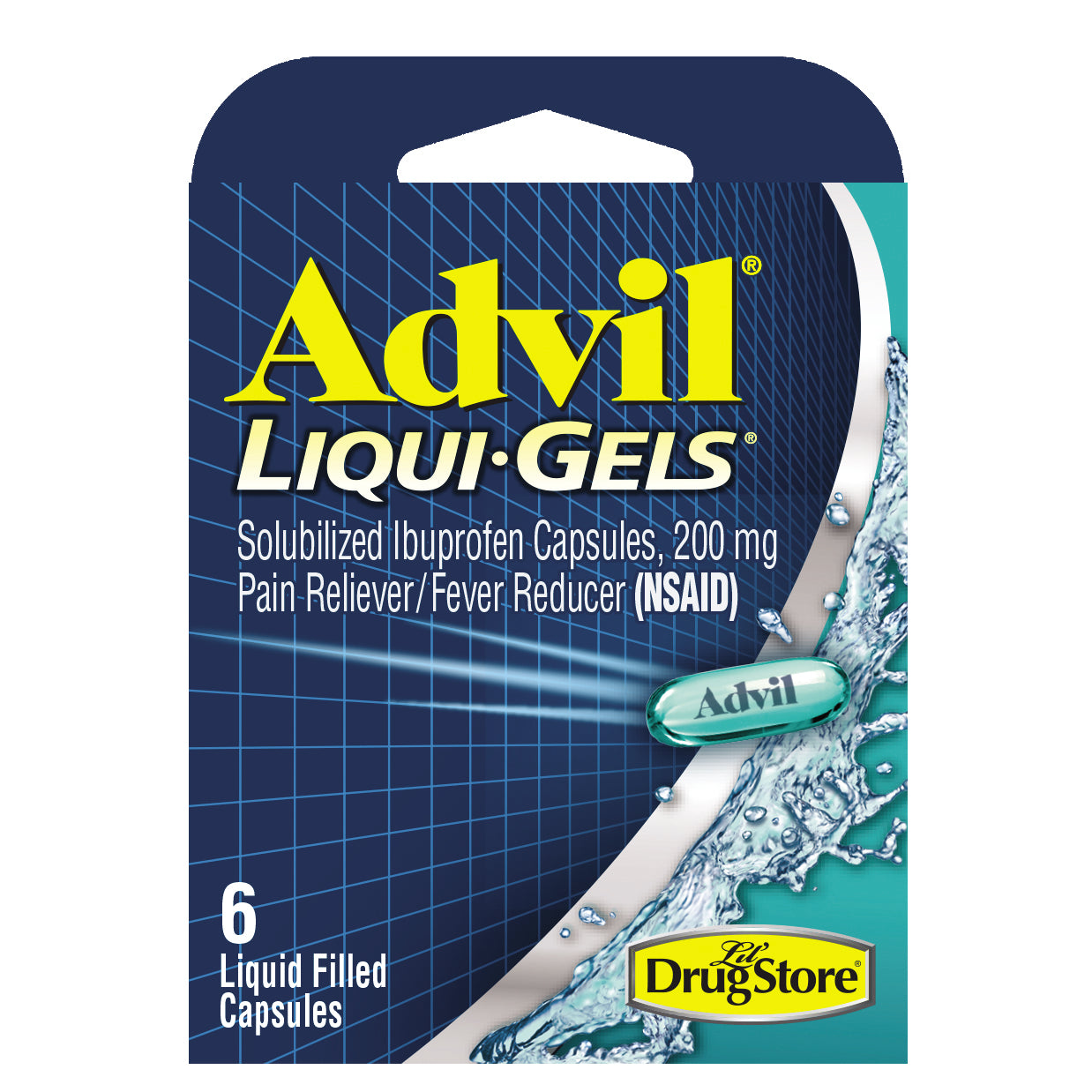 Product image of trial advil liqui-gels 6ct