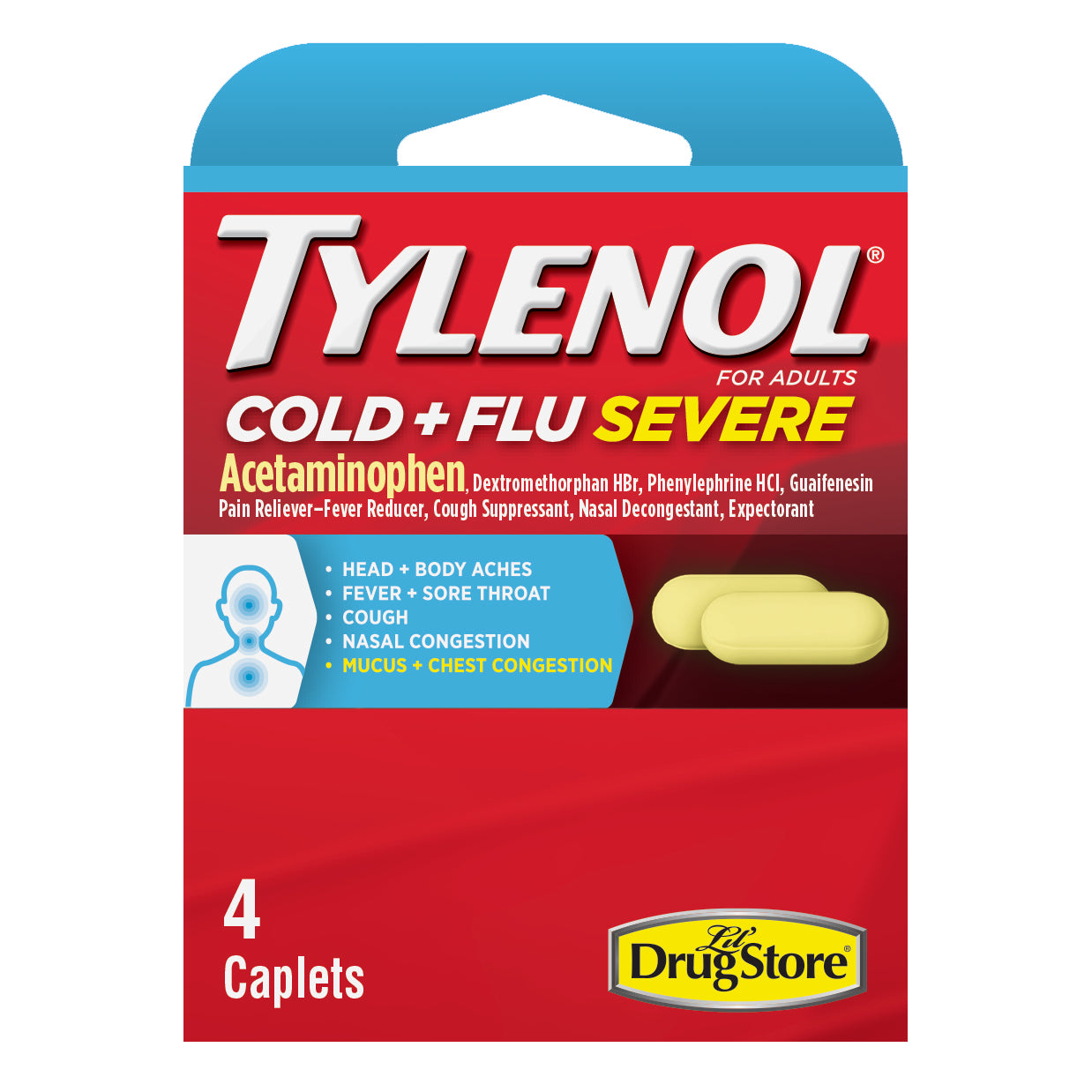 Product image of trial tyl cold flu severe 4ct