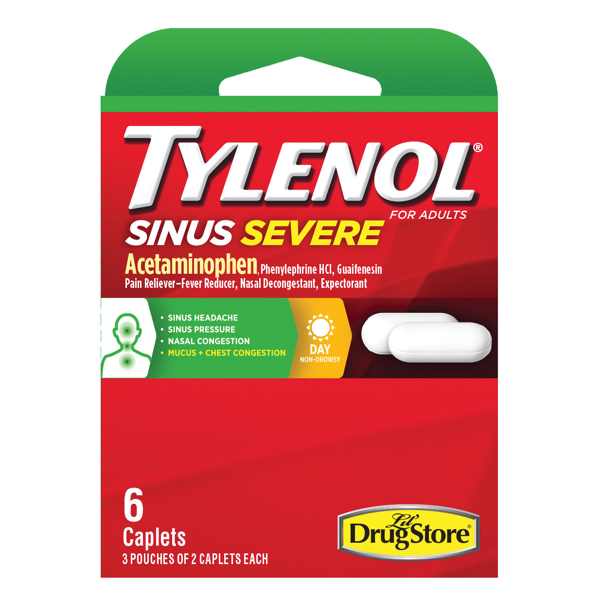 Product image of trial tylenol sinus svr 6ct