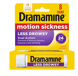 DRAMAMINE LESS DROWSY 8CT